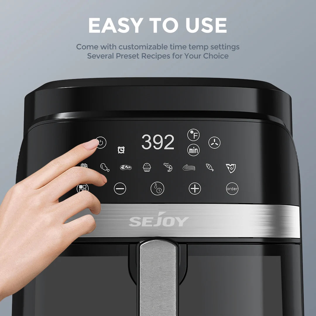 Air fryer 8-in-1,6L Electric Hot fryer