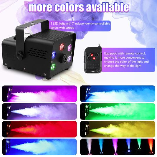 500W Fog Machine, Wireless with Remote Control