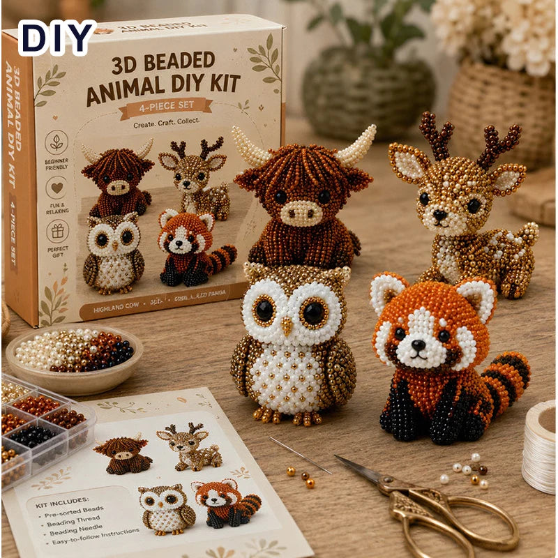 3D DIY Beaded Animal Kit