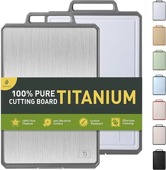 Titanium Cutting Boards for Kitchen Non Toxic