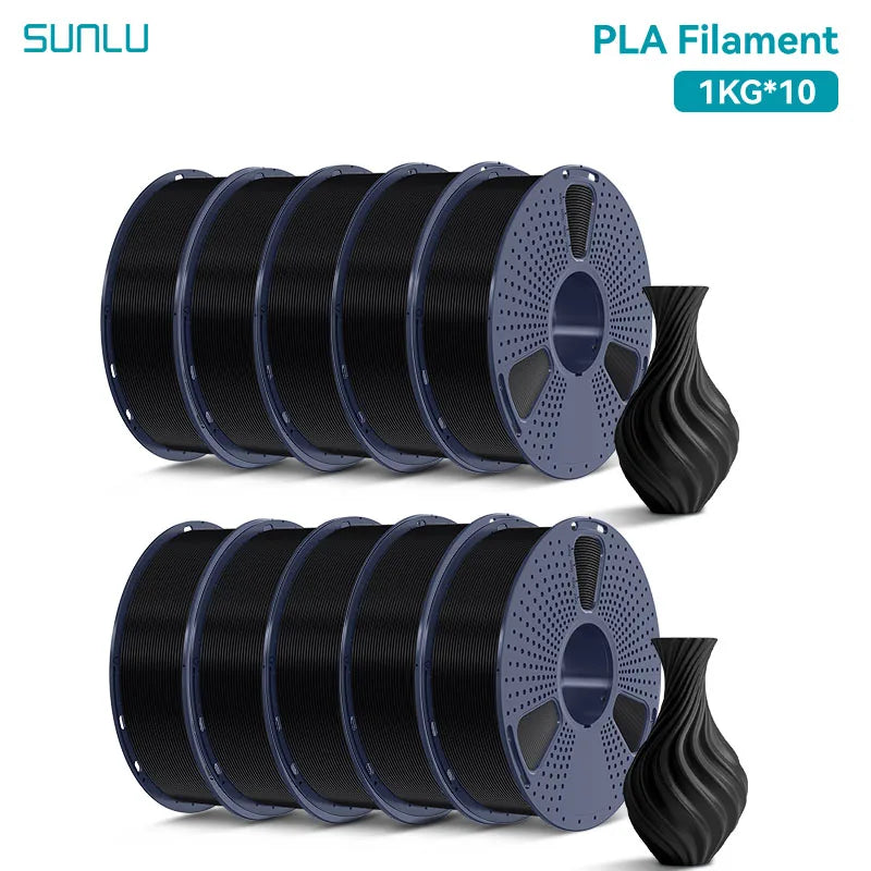 10 Rolls 3D Filament 1KG/roll 1.75mm For 3D Printing