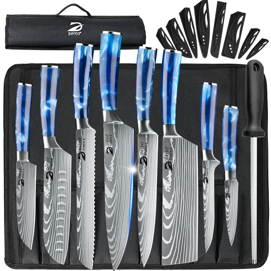 8PCS Kitchen Knives Set with Cover