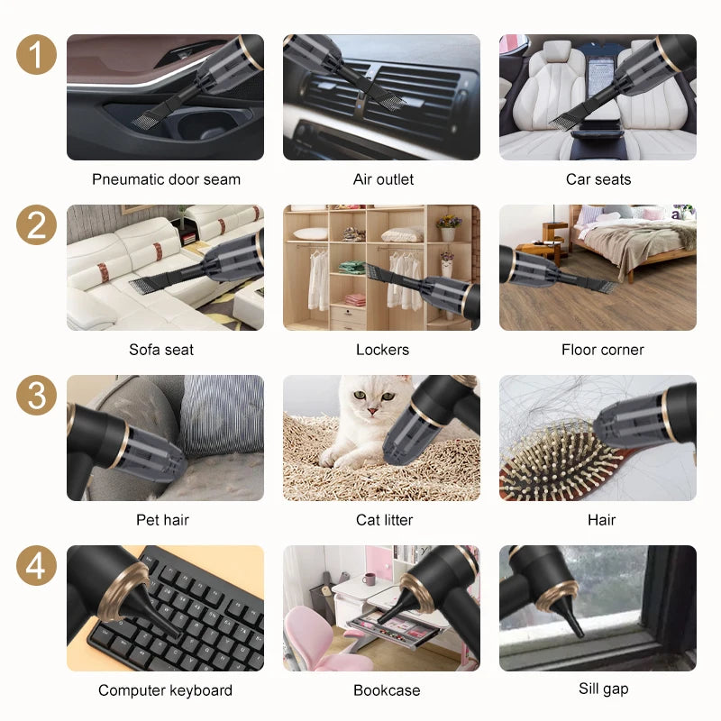 Portable Wireless Vacuum Cleaner