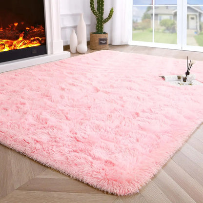 Fuzzy Area Non Slip Rugs