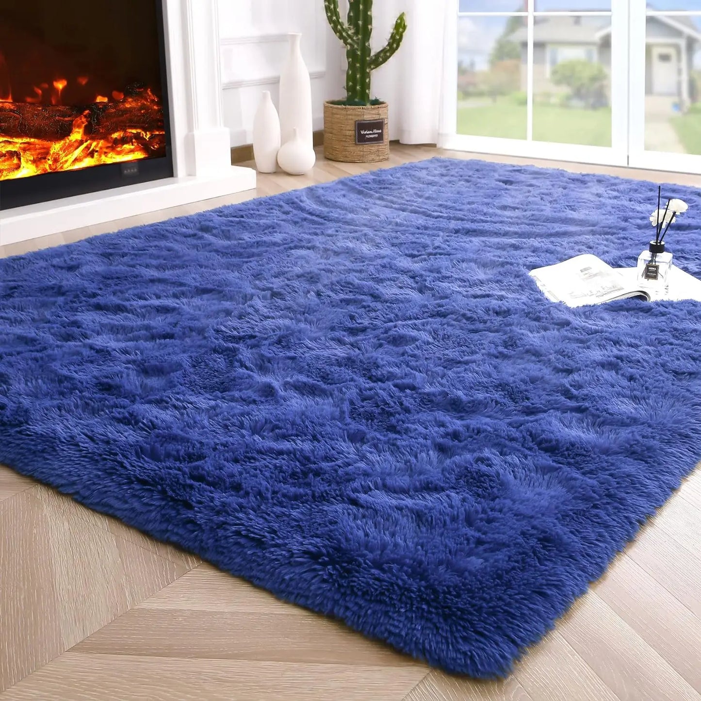 Fuzzy Area Non Slip Rugs