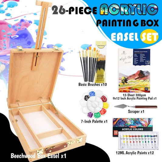 Tabletop Art Easel Box Set