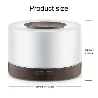 Aromatherapy Diffuser with LED Light, 6 Essential Oils, Ultrasonic Cool Mist