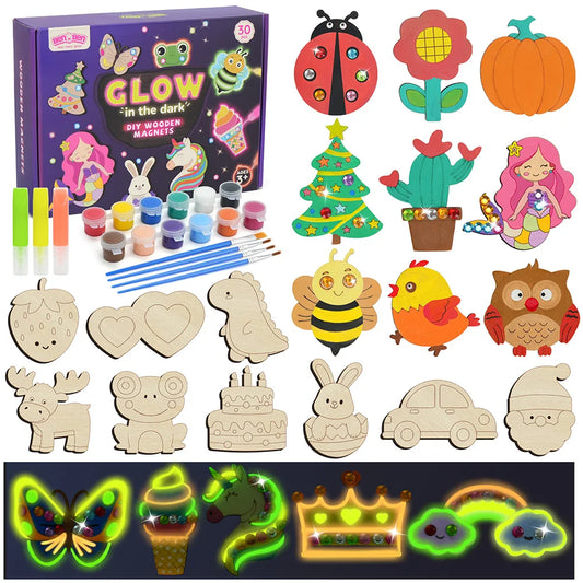 Wooden Magnets Crafts Kit