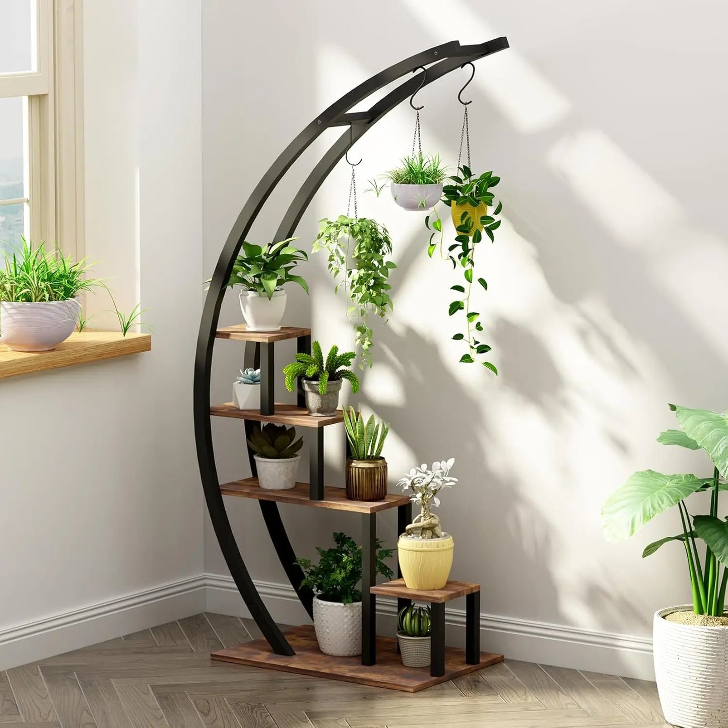 2pcs Metal Plant Stand