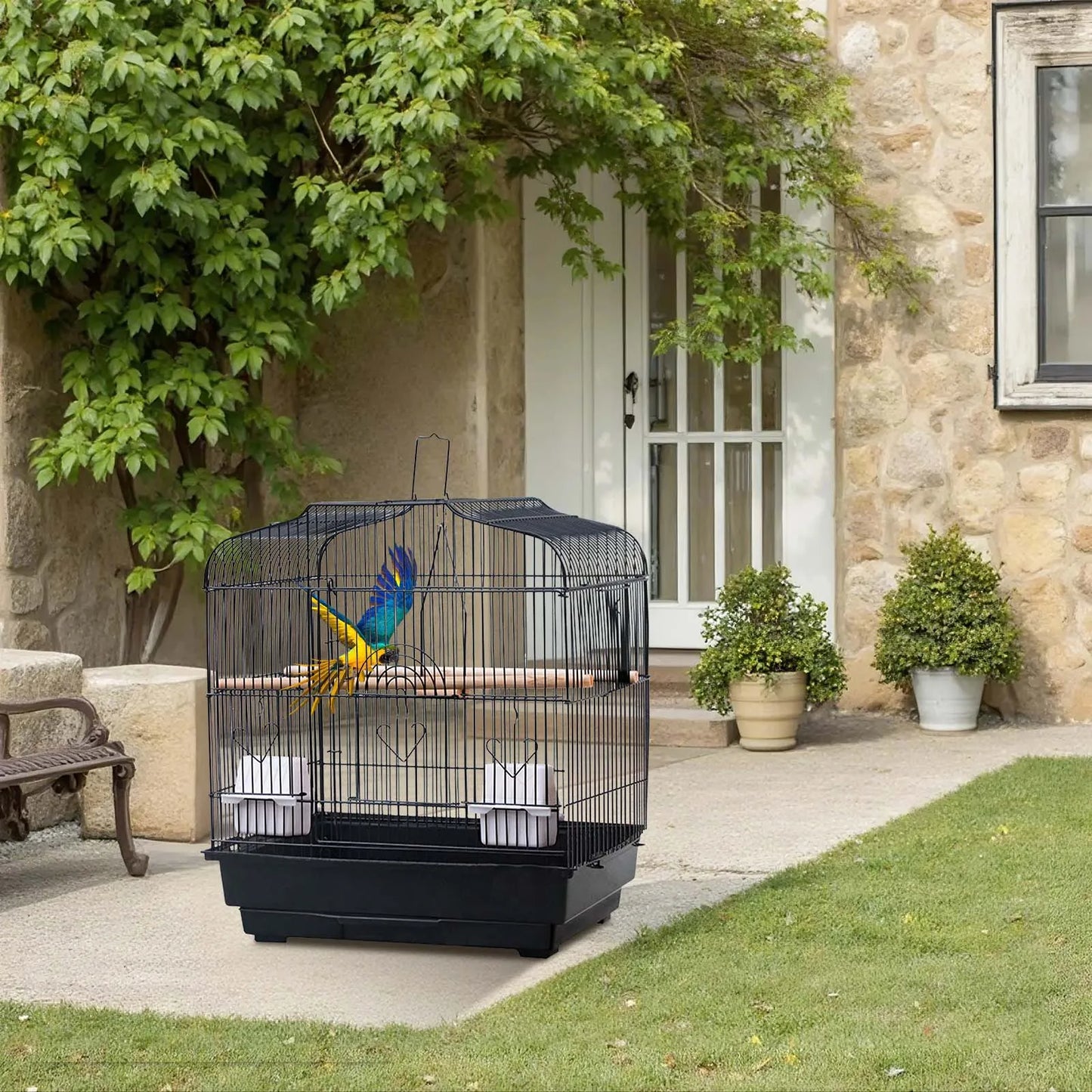 Bird Travel Carrier Cage With Handle