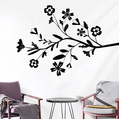 Plum Peach Blossom Wall Stickers For Decoration Room Decor