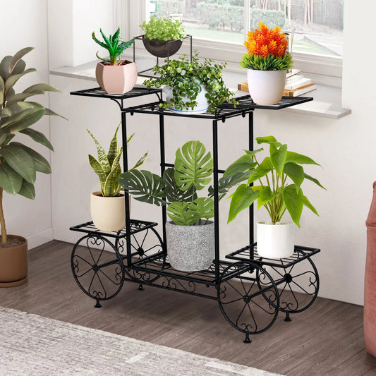 Large Metal Garden Cart