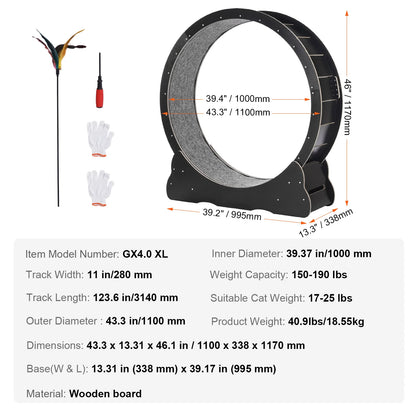 Large Cat Treadmill Wheel