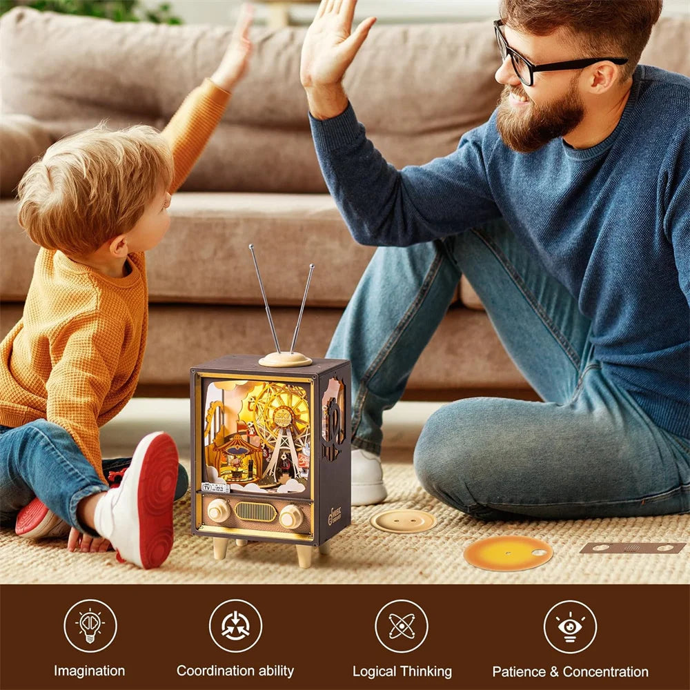 Music Box Sunset Carnival with Light