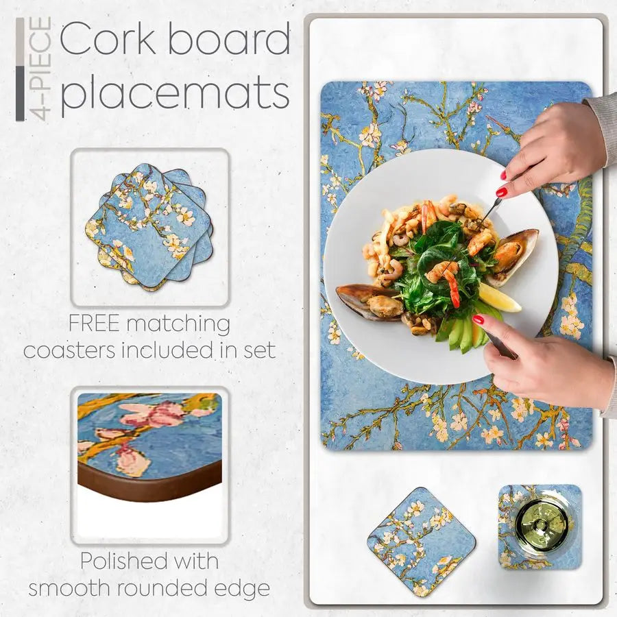 Van Gough Blue Placemats