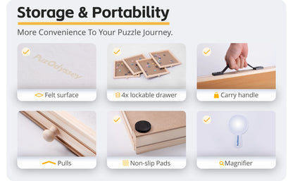 1500 Pieces Rotating & Tilting 2-in-1 Puzzle Board