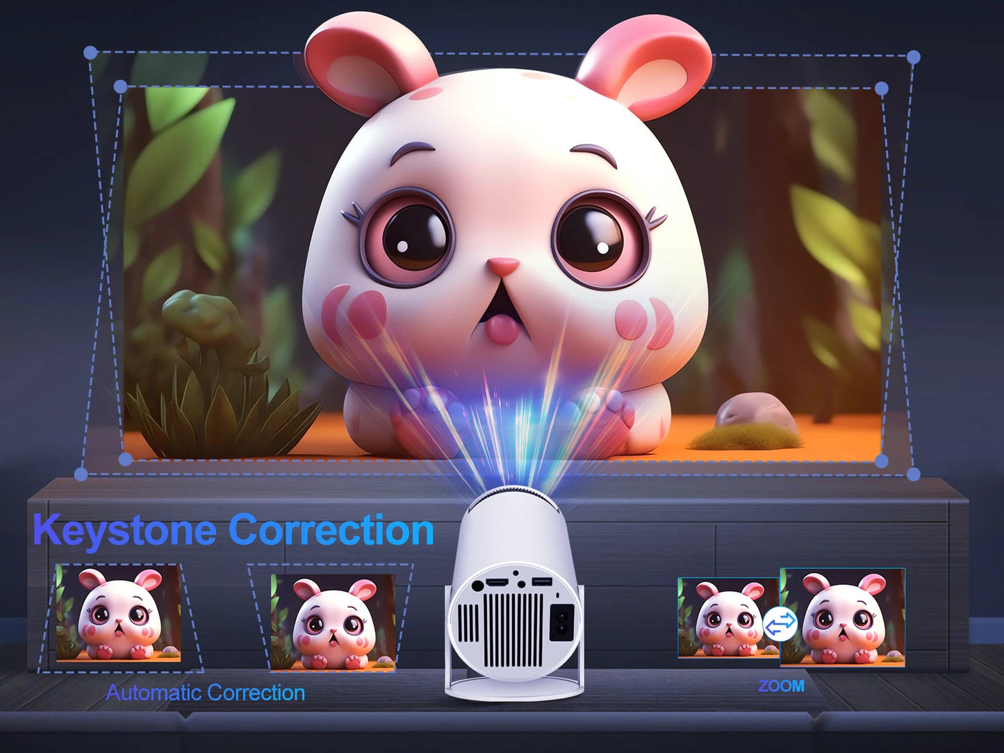 Pro Projector Wireless Screen Mirroring System for Home Theater