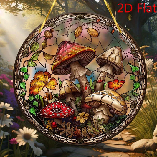 Mushroom Suncatcher