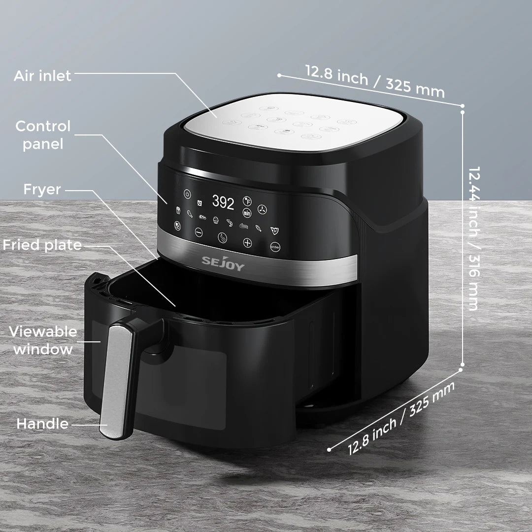 Air fryer 8-in-1,6L Electric Hot fryer