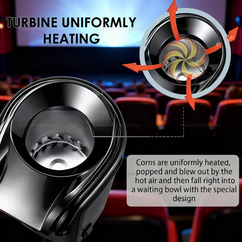 Premium Electric Hot Air Popcorn Maker