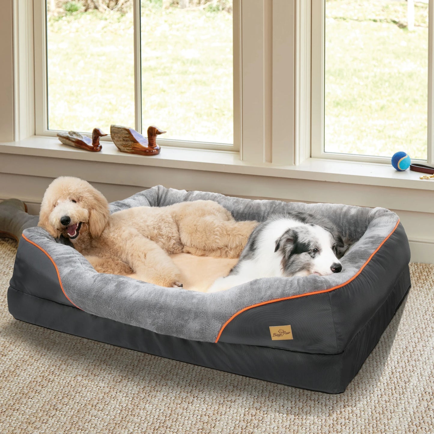 Large Dog Bed Comfortable, with Removable Washable Cover