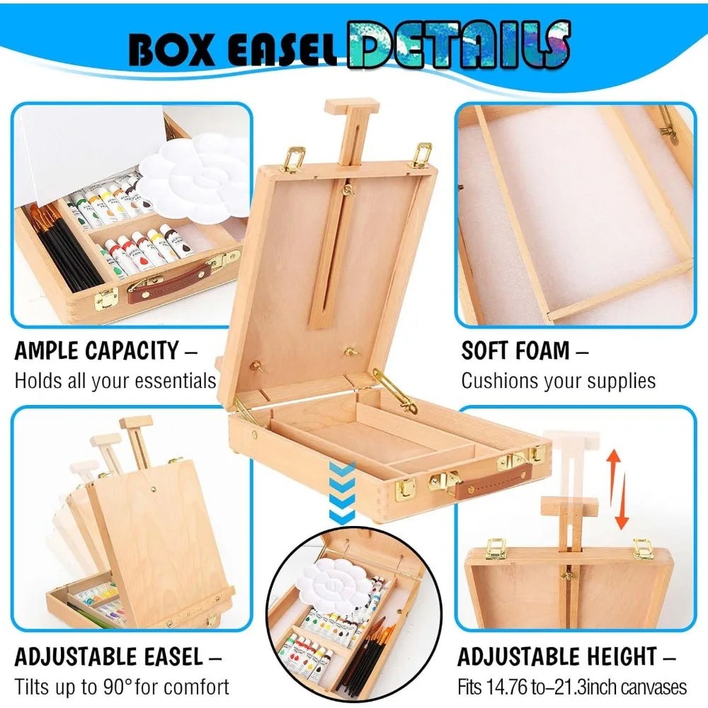 Tabletop Art Easel Box Set