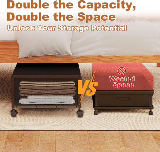 2-Pack Under-Bed Storage