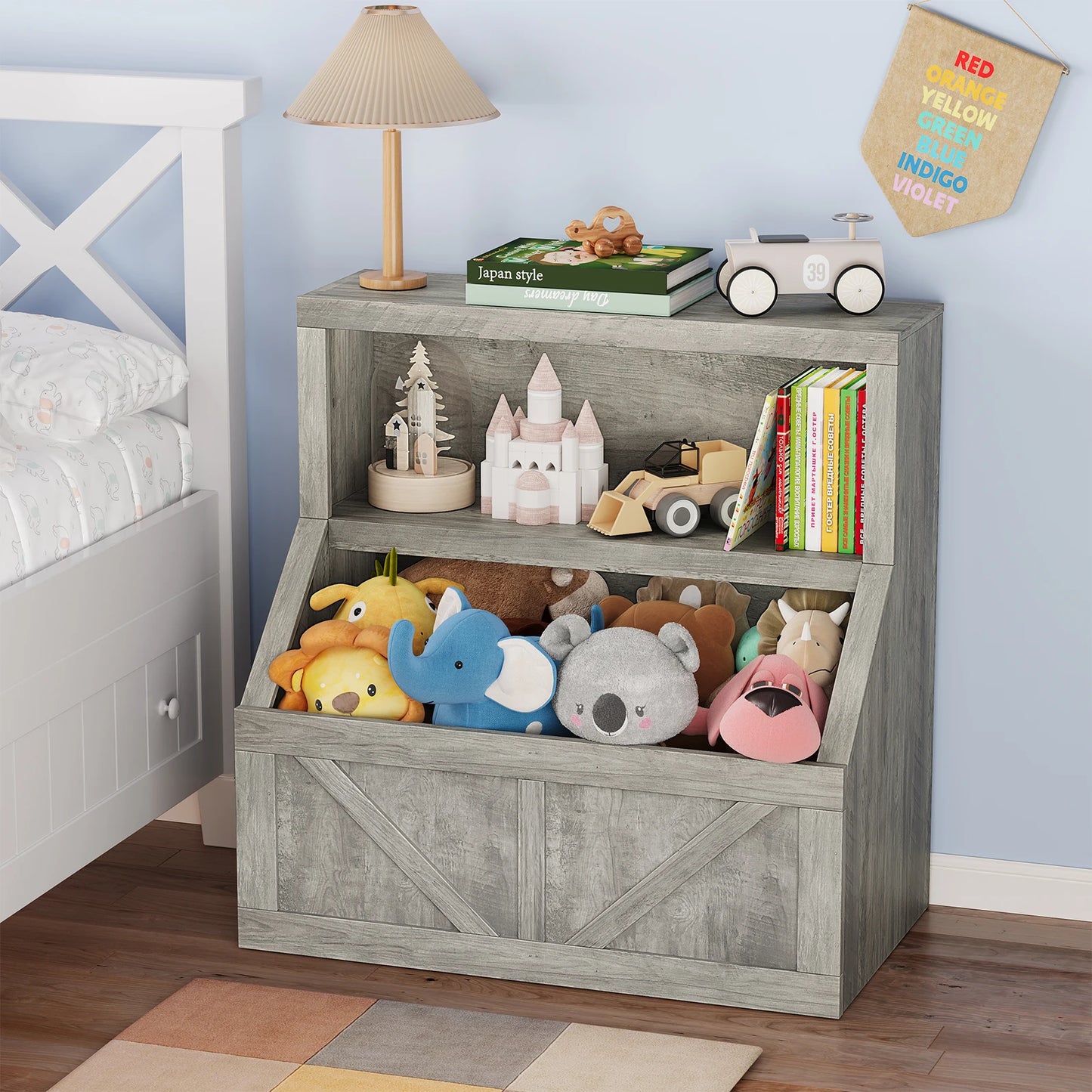 Bookshelf and Toy Storage