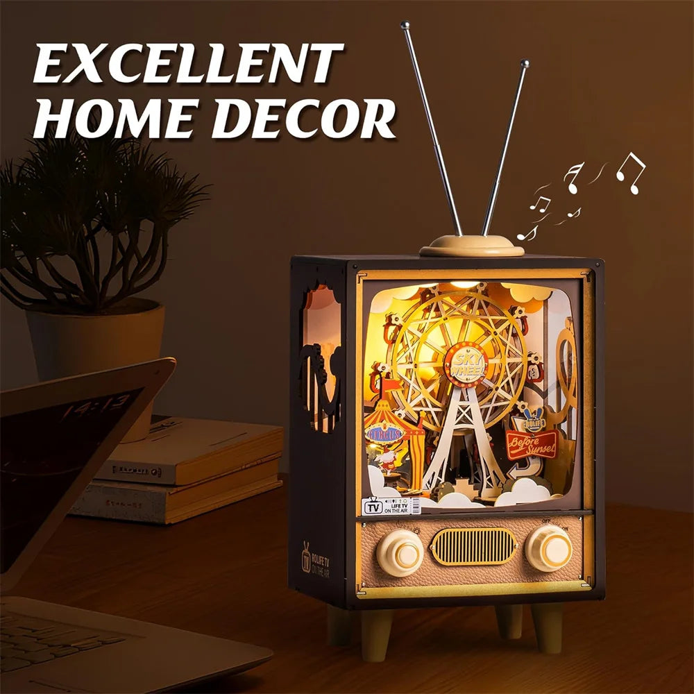 Music Box Sunset Carnival with Light