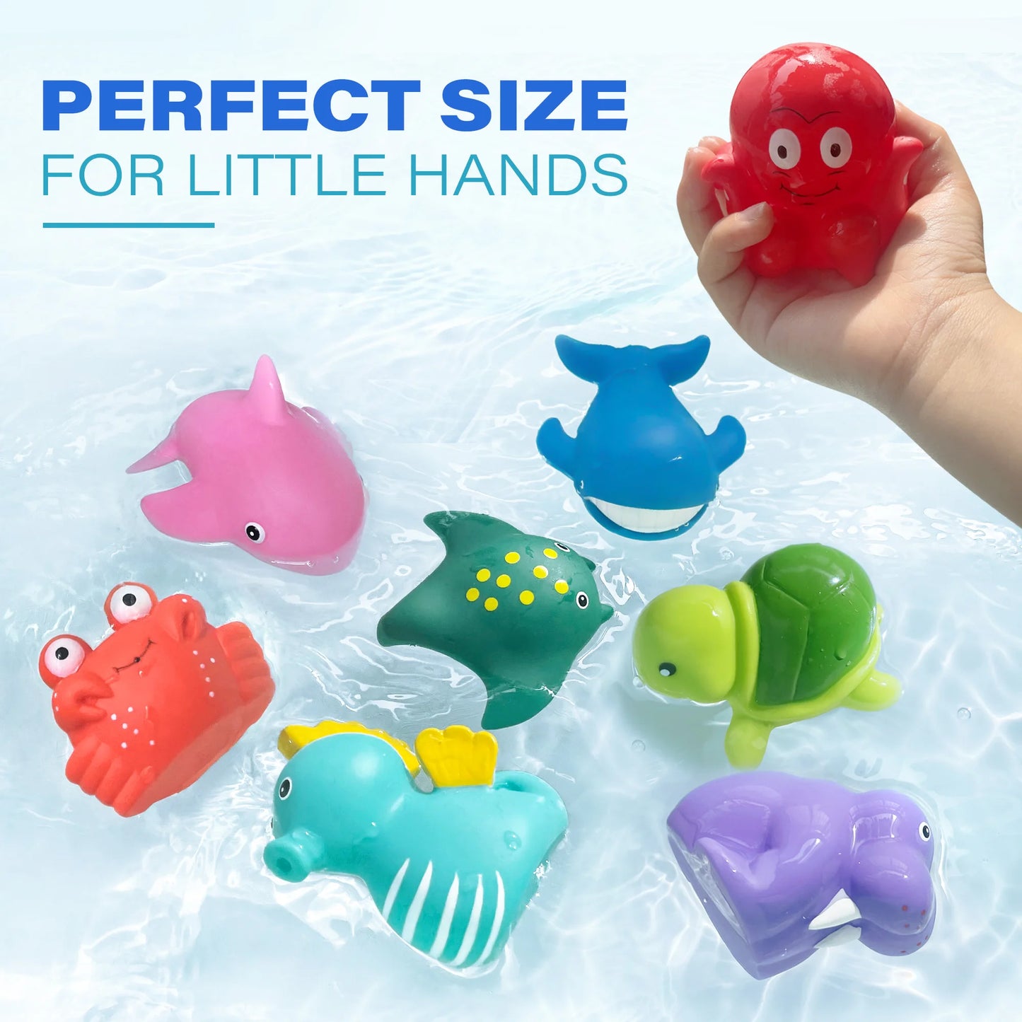 8PCS Bath Toys