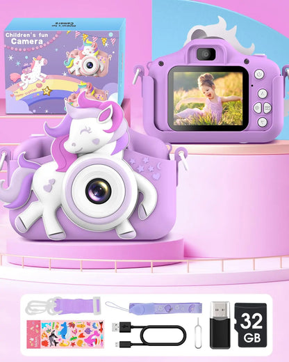 2.0" Kid's Camera 20MP 1080P HD Digital With 32GB Card