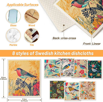 Reusable Swedish Dishcloths