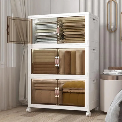 Stackable Storage Bins with Lids