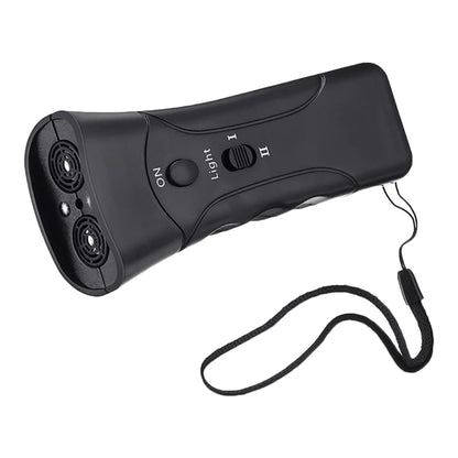 Ultrasonic Bark Arrester with LED Flashlight