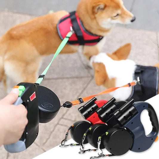 3in1 Retractable Dog Leash
