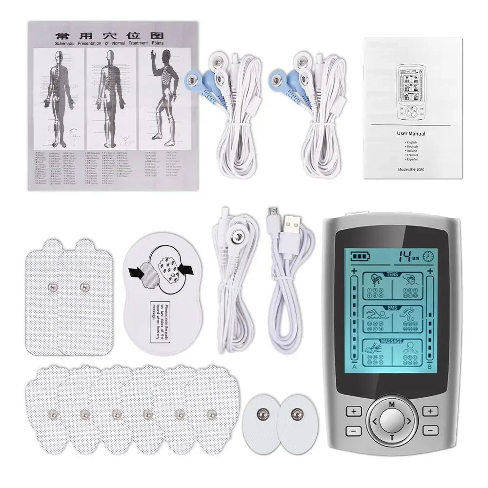 Tens Unit Muscle Stimulator Electric Acupuncture Body Massage
