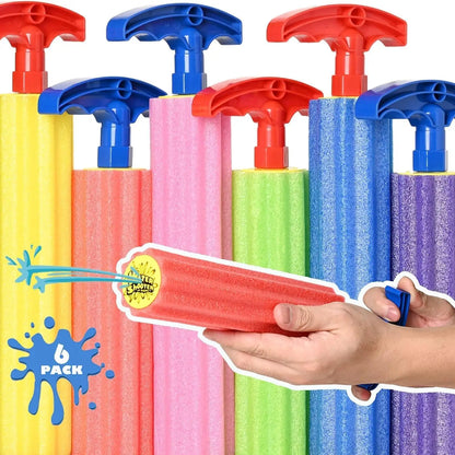 6-Pack Foam Squirt Guns