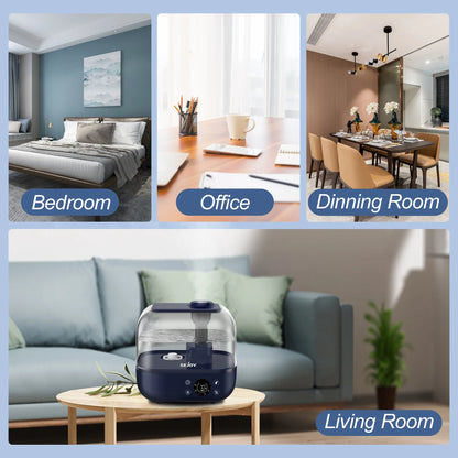 Ultrasonic Cool Mist Humidifiers 5L with Essential Oil