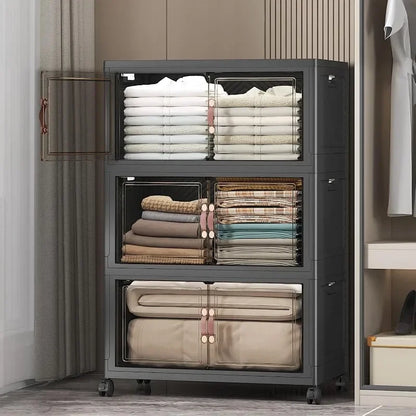 Stackable Storage Bins with Lids