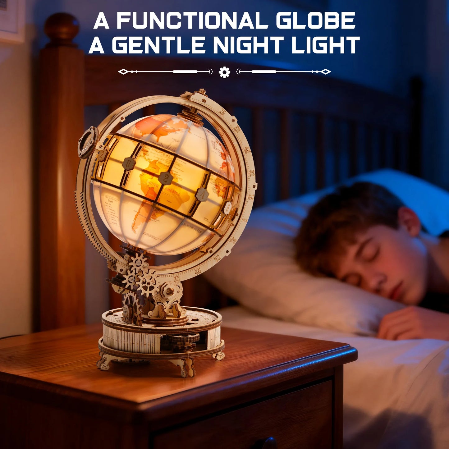Globe 3D Wooden Puzzle