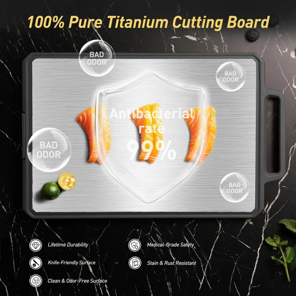 Titanium Cutting Boards for Kitchen Non Toxic