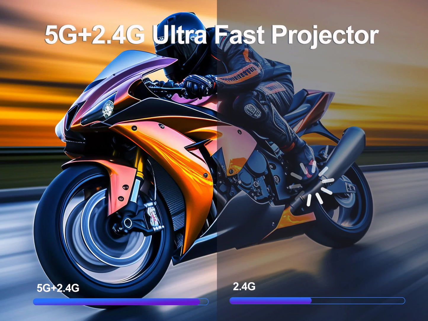 Pro Projector Wireless Screen Mirroring System for Home Theater