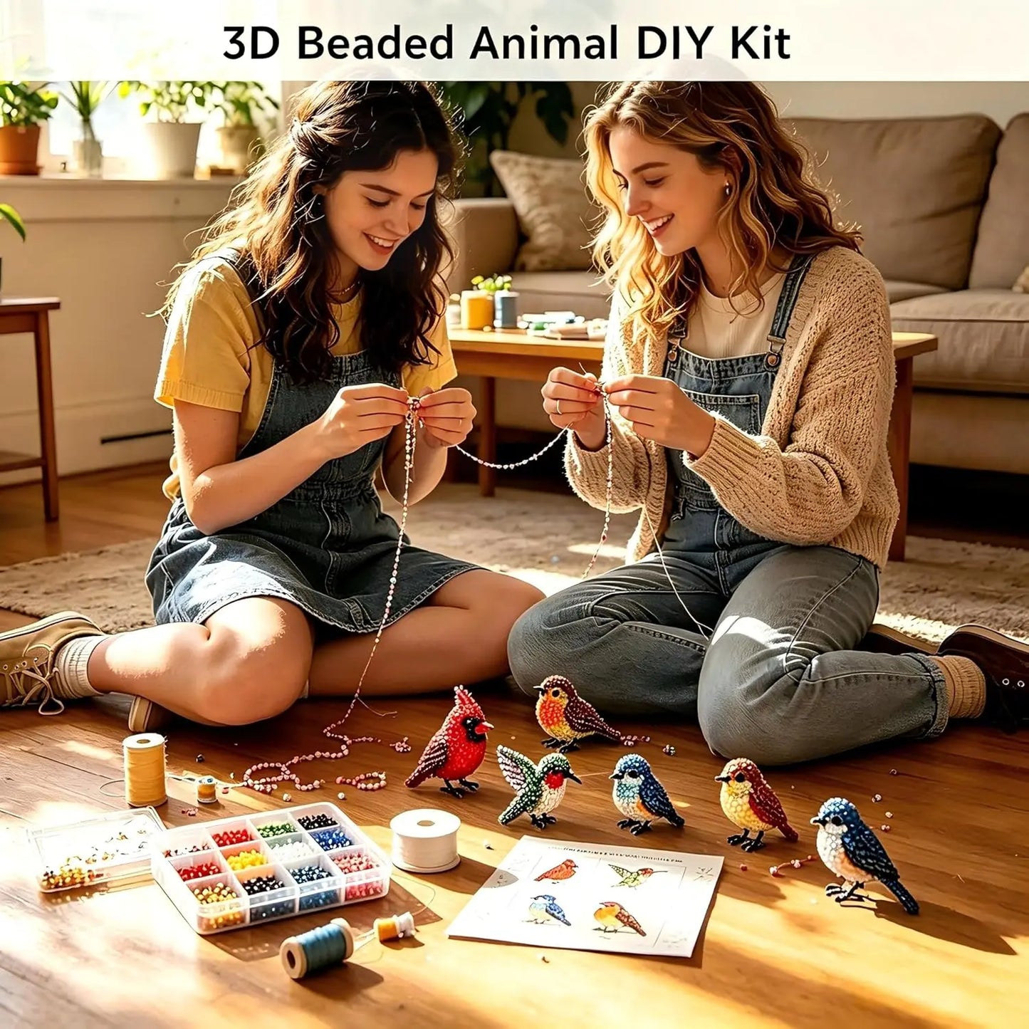 3D DIY Beaded Animal Kit