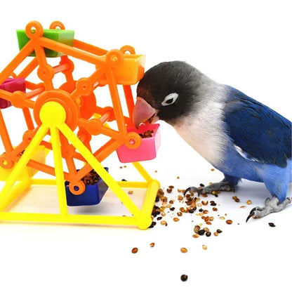 Parrot Feeder Rotate Training Toys