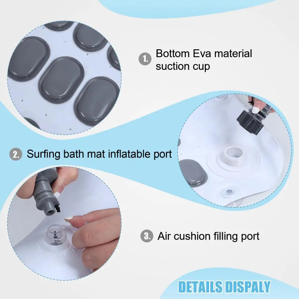 Bubble Bath Mat With Adjustable Bubble Settings