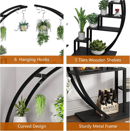 2pcs Metal Plant Stand
