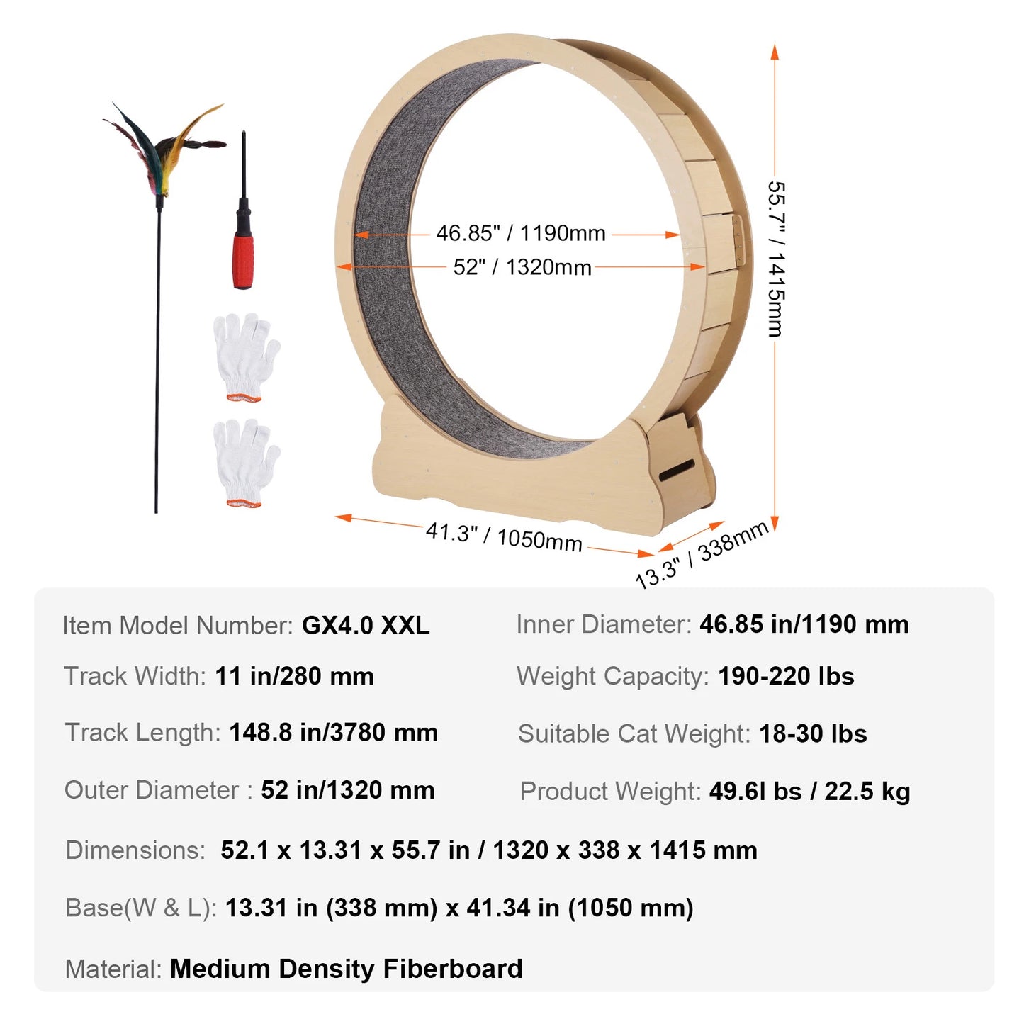 Large Cat Treadmill Wheel