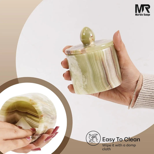 Green Onyx Seasoning Jars