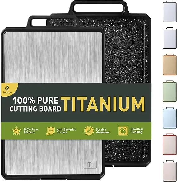 Titanium Cutting Boards for Kitchen Non Toxic