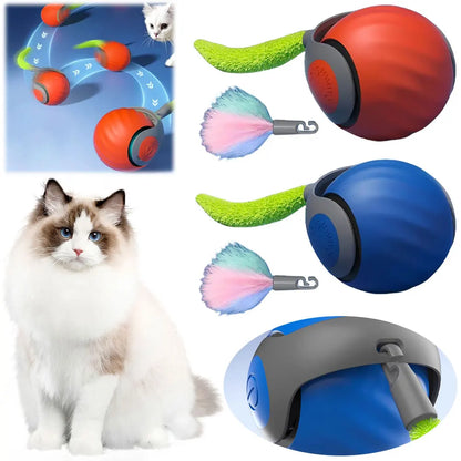 Interactive Pet Toy Moving Ball, Rechargeable
